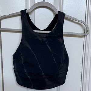 Lululemon Athletica Black Marble Sports Bra